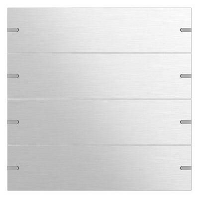 GIRA 502417 Wippenset 4fach Tastsensor4 TS4 Aluminium (eloxiert)