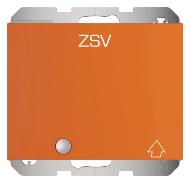 Berker 41517114 Steckdose Schuko m.Klappdeckel,erh.B.schutz orange gl.