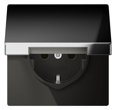 Jung GCR1520KL SCHUKO Steckdose Klappd LS glanzchrom