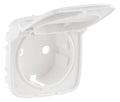 Legrand 754845 Abdeckung Schuko Steckdose Klappd. Valena Allure ultrawei