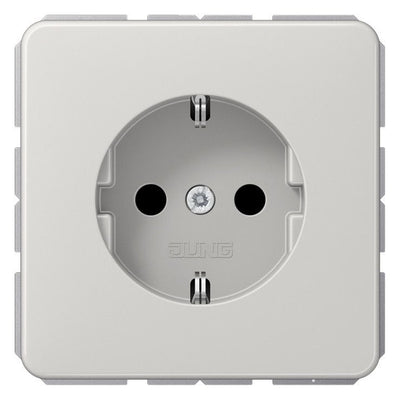 Jung CD 1521 LG SCHUKO®-Steckdose 16 A 250V ~ Schraubklemmen Duroplast Serie CD