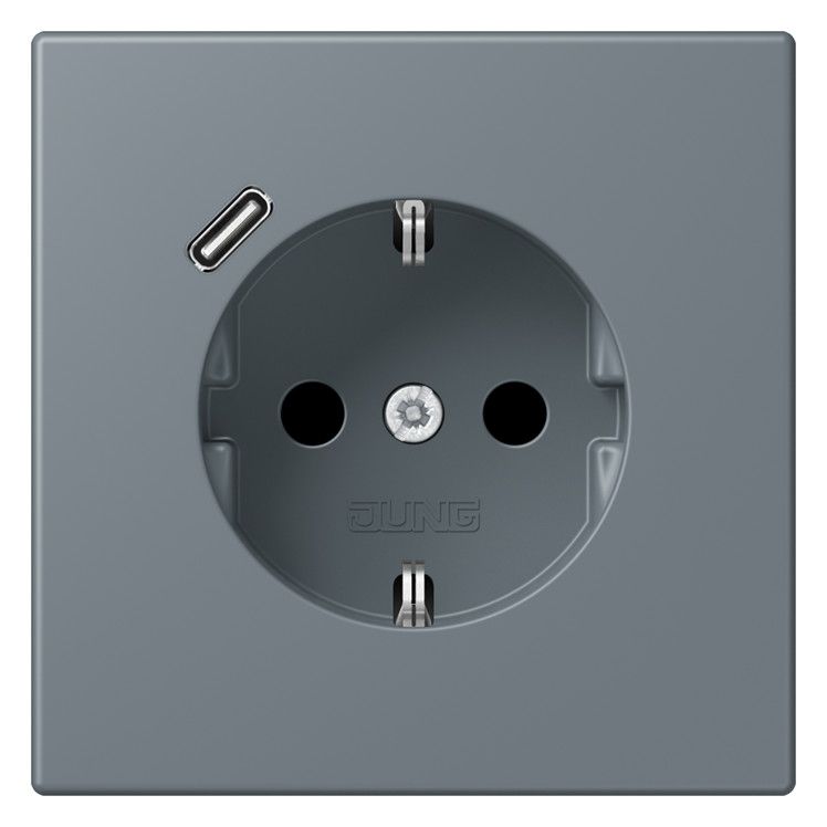 Jung LC1520-18C251 SCHUKO-Steckd.m.USB Typ C LC4320H