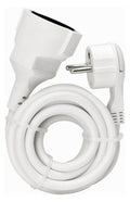 Kopp 143502087 verl Schuko Winkelstecker extra fl (8mm) u.Schuko Kuppl.m.2m ltg