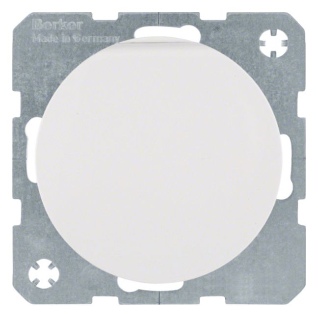 Berker 47512089 Steckdose SCHUKO+Klappd. u.erh.BS R.1/R.3 polarweiß glänzend