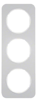 Berker 10132174 Rahmen 3fach R.1 Alu/polarweiß
