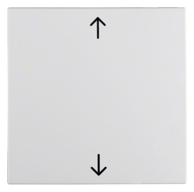 Berker 16201919 Wippe m.Aufdruck Symbol Pfeile S.1/B.3/B.7 polarweiß matt