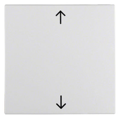 Berker 16201919 Wippe m.Aufdruck Symbol Pfeile S.1/B.3/B.7 polarweiß matt