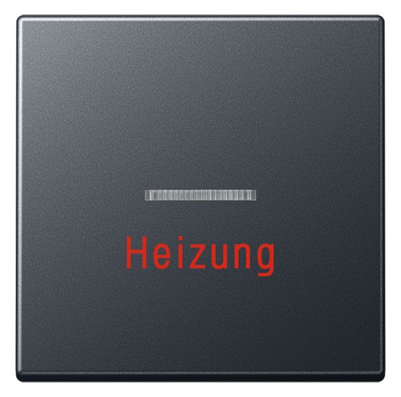Jung A590BFHANM Wippe HeizungNotschalter m.Lichtleiter bruchs. Serie A anthrazit