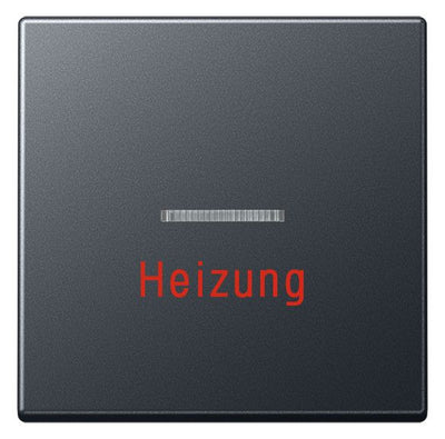 Jung A590BFHANM Wippe HeizungNotschalter m.Lichtleiter bruchs. Serie A anthrazit