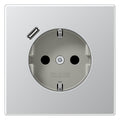 Jung AL1520-18C SCHUKO-Steckdose m.USB Typ C