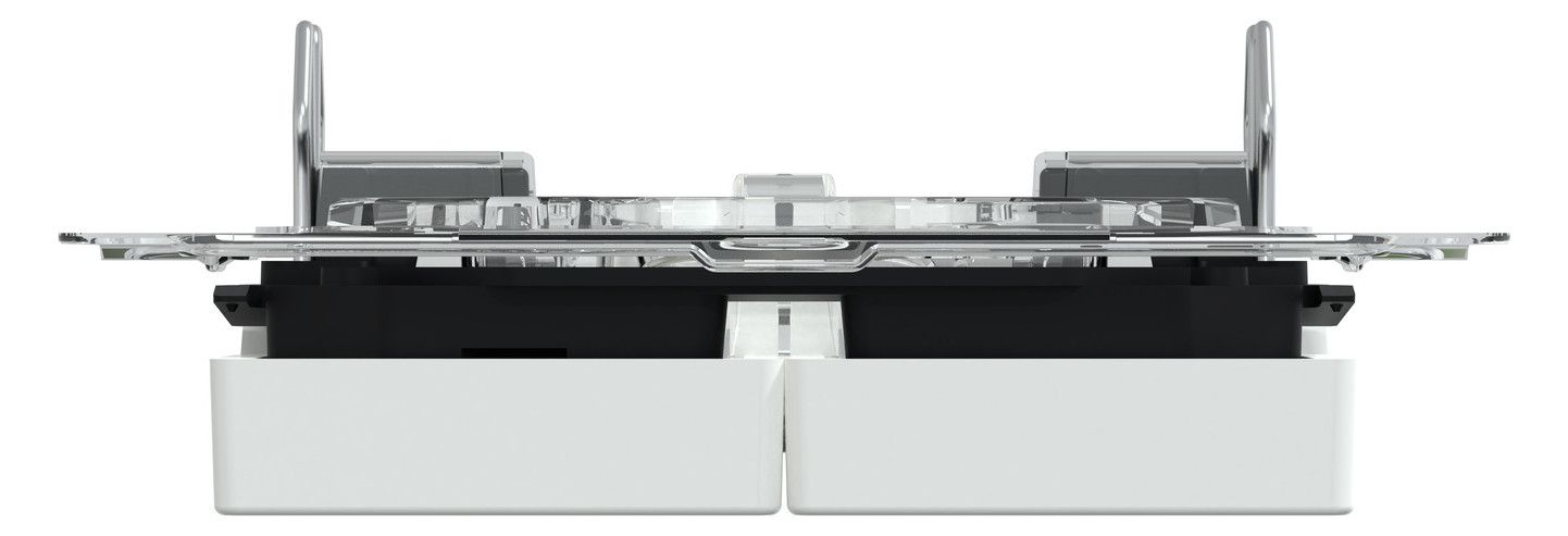 Mert MEG 3424-0325 Doppelwippe m.Ko.- fenster IP44 aktivweiß glänzend System M