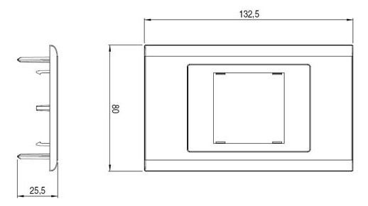 Legrand VG351049 Abdeckrahmen 2Module VG351049