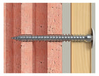 Fischer 532920 Fensterrahmenschraube FFSZ 7,5x252 Zylinderkopf