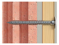 Fischer 532915 Fensterrahmenschraube FFSZ 7,5x152 Zylinderkopf