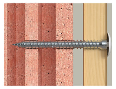 Fischer 532915 Fensterrahmenschraube FFSZ 7,5x152 Zylinderkopf
