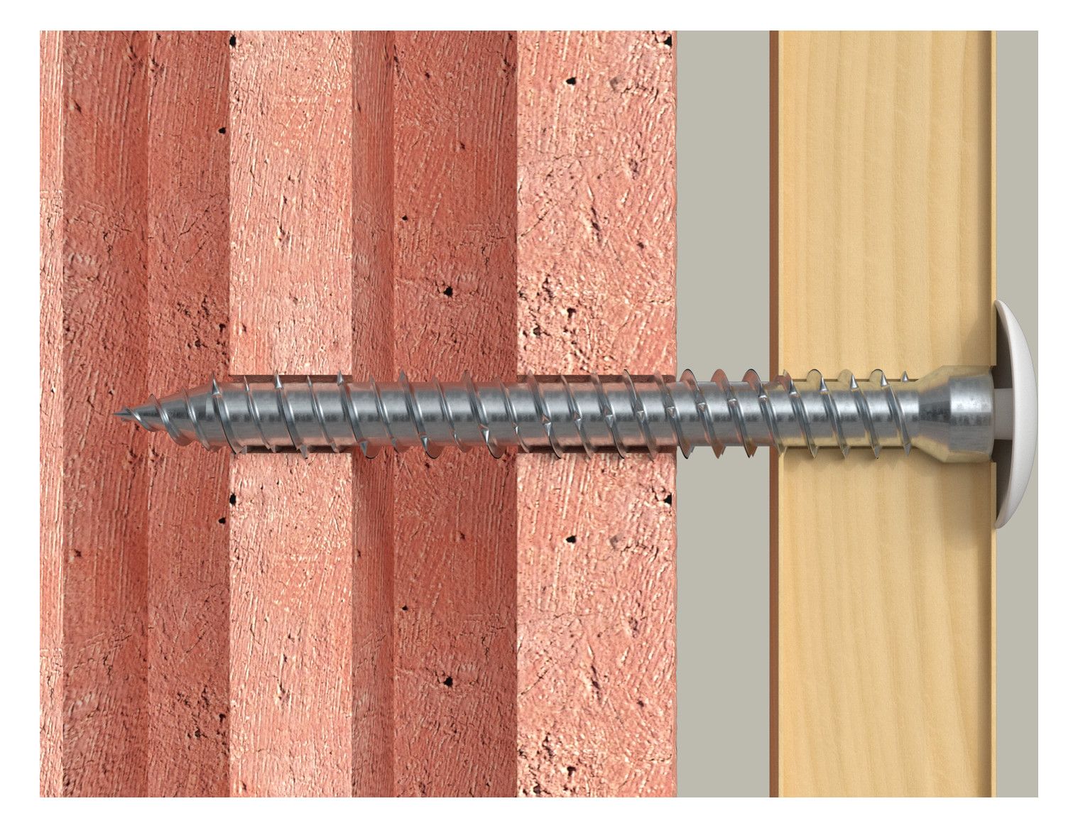 Fischer 532921 Fensterrahmenschraube FFSZ 7,5x302 Zylinderkopf