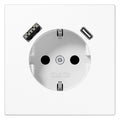 Jung LS1520-15CAWW SCHUKO Steckdose m.USB Typ AC