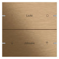 GIRA 503238 Wippenset 2fach indiv. Tastsensor4 TS4 Bronze
