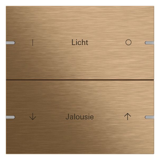 GIRA 503238 Wippenset 2fach indiv. Tastsensor4 TS4 Bronze