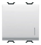 GEWISS GW10072F Wechselschalter beleuchtbar 2M 1P 16AX Steckkl. Weiss