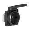 Bals 7110109 Schuko-Anbausteckdose ger. QC 16A 3p IP54 schwarz ortsfest erh.Ber.