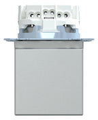 Mert MEG 2414-0460 SCHUKO-Steckdose BRS m.Klappdeckel IP44 SK aluminium Sys.M