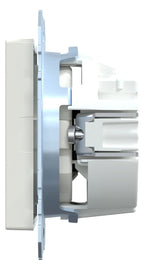 Mert MEG 2401-0319 SCHUKO-Steckdose SK polarweiß glänzend System M