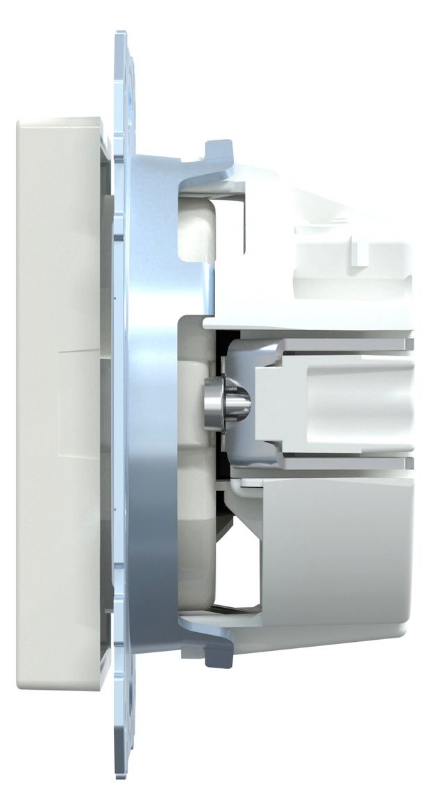 Mert MEG 2401-0319 SCHUKO-Steckdose SK polarweiß glänzend System M