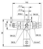 TEGA 100024252 N-Überspannungsableiter (m-f) 380-512MHz 50Ohm