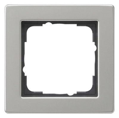 GIRA 021133 Abdeckrahmen 1fach E2 Edelstahl