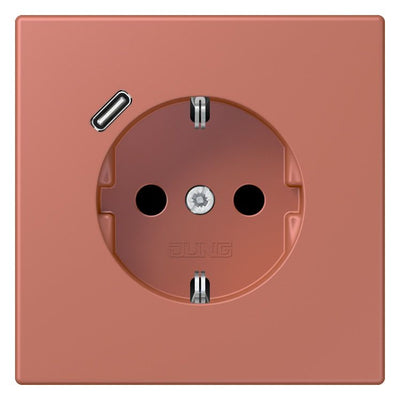 Jung LC1520-18C236 SCHUKO-Steckd.m.USB Typ C LC32121