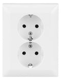 BJ 202 EUJR-914 SCHUKO® DoppelSteckd volle Abd o.Spreize