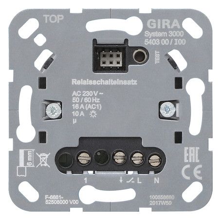 GIRA 540300 S3000 Relaisschalteinsatz Einsatz