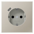 Jung ES1520-18C SCHUKO-Steckdose m.USB Typ C