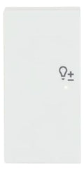 BJ 6234-21-884 Wippe/L 2f Dimmer matt studioweiß Busch-free@home future linear