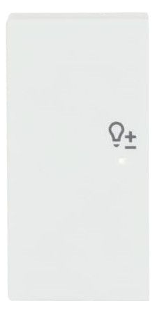 BJ 6234-21-884 Wippe/L 2f Dimmer matt studioweiß Busch-free@home future linear