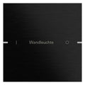 GIRA 5031126 Wippenset 1fach indiv. Tastsensor4 TS4 Alu Schwarz (eloxiert)
