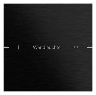 GIRA 5031126 Wippenset 1fach indiv. Tastsensor4 TS4 Alu Schwarz (eloxiert)