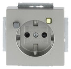 BJ 3120 EUCB-866 FI-SCHUKOMAT SCHUKO Steckdosen-Einsatz edelstahl pur