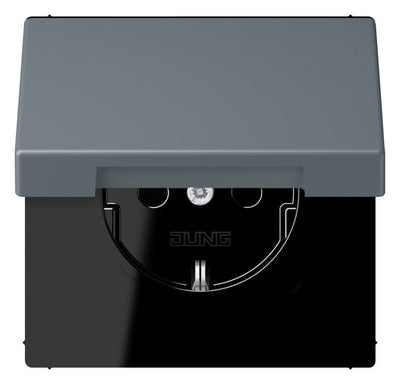 Jung LC1520NBFKL251 SCHUKO Steckd.m.Klappdeckel LC4320H