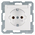 Berker 47508989 Steckdose SCHUKO m.B-feld S.1 polarweiß glänzend