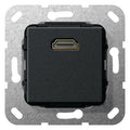 GIRA 566910 HDMI Kupplung Einsatz Schwarz matt