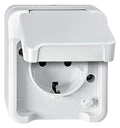 Mert MEG 2400-8019 SCHUKO-Steckdose polarweiß m.BRS AQUASTAR