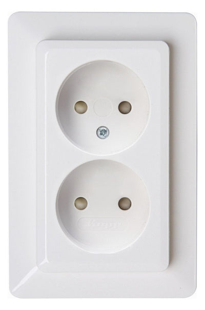 Kopp 950513007 HK02 Steckdose o.Schuko 2f erh.Ber.schutz Komplettgerät