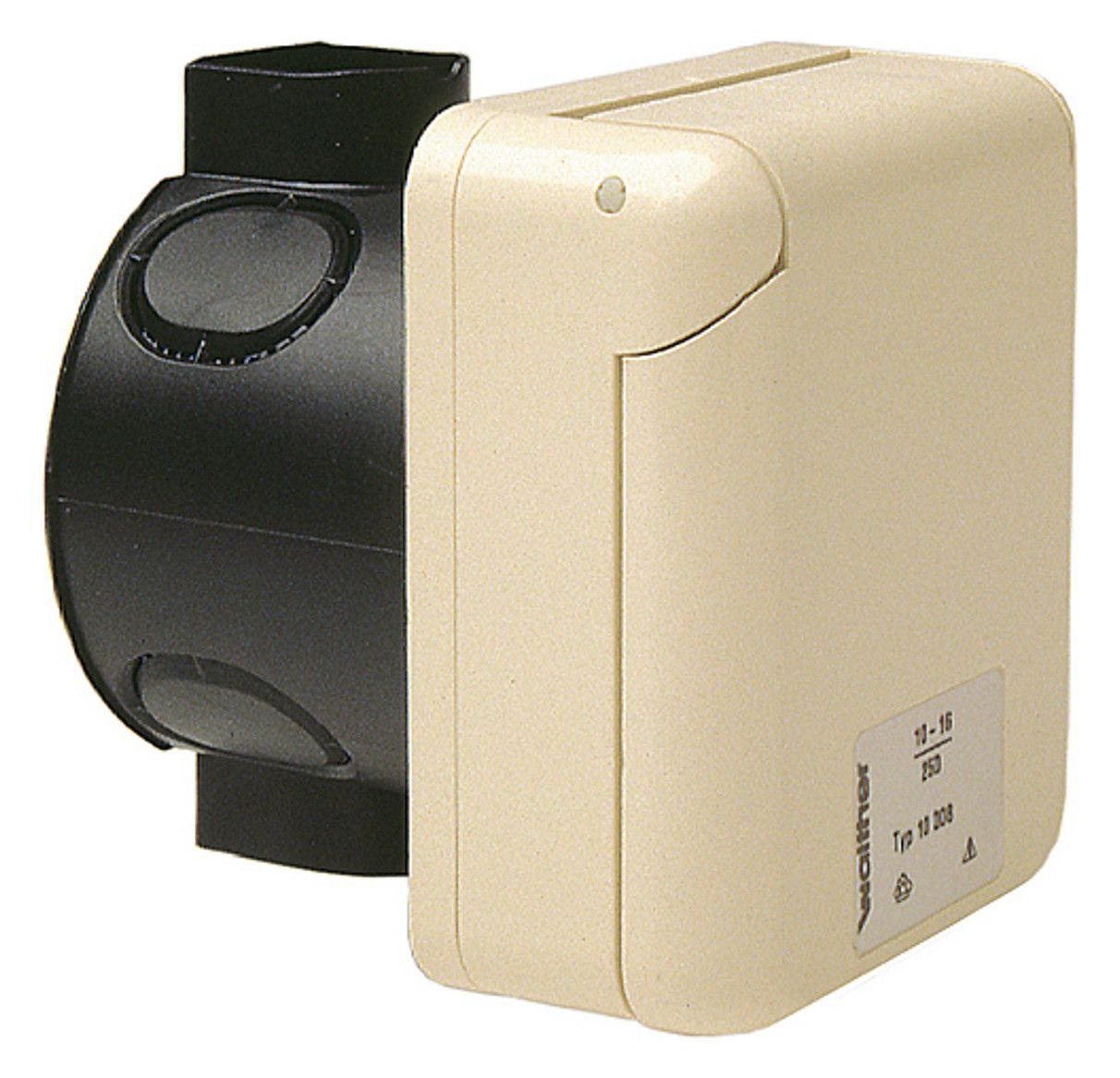 Walther 10008 MONDO Schuko-Dose 16A 230V 2P+E IP44 UP RAL1013