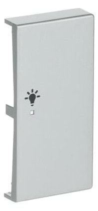 BJ 6231-22-83 Wippe rechts 2-fach Licht Busch-free@home alusilber