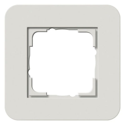 GIRA 0211421 Abdeckrahmen 1fach E3 Hellgrau/Anthrazit Soft-Touch