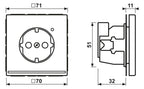 Jung LC1520-OLNW238 SCHUKO-Steckdose m.LED-Licht LC32123