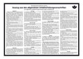 Cimco 182760 Sicherheitsaushang "Auszug aus den allgemeinen