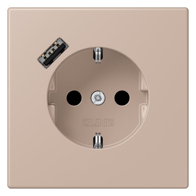 Jung LC1520-18A240 SCHUKO-Steckd.m.USB Typ A LC32131